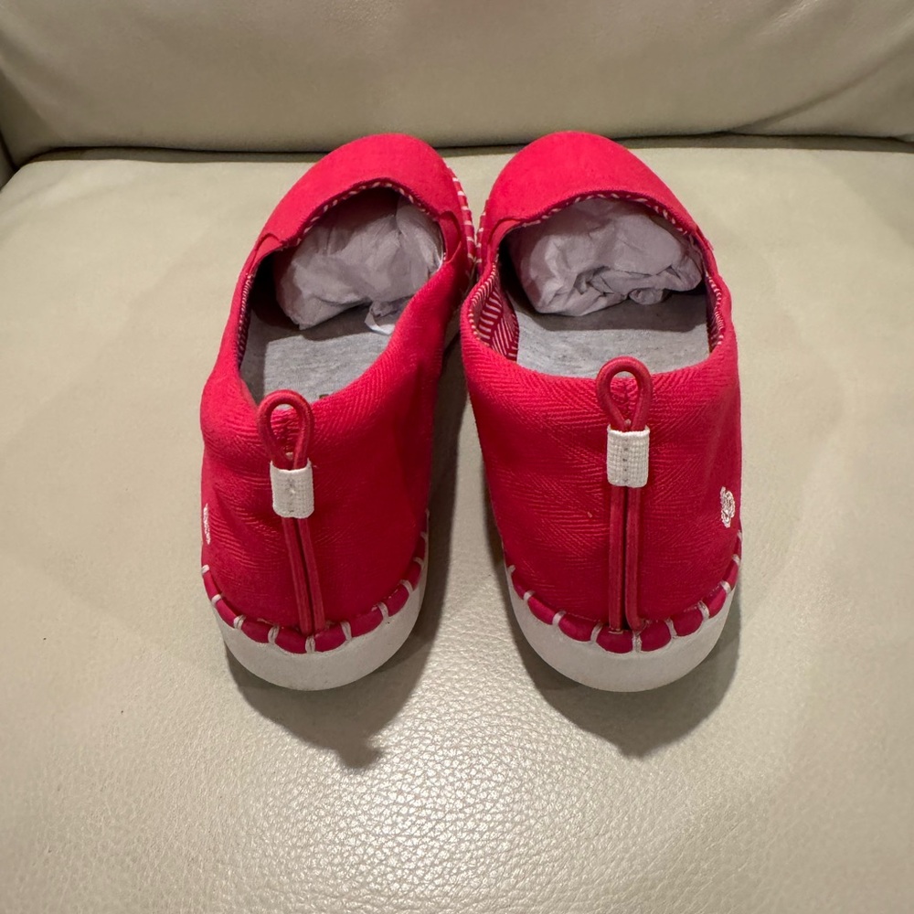 Clark's Cloudsteppers Red Espadrille Size  8M - Picture 4 of 6